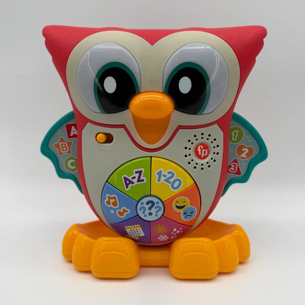 Fisher Price Mattel Light Up and Learn Owl Interactive Musical Learning Toy